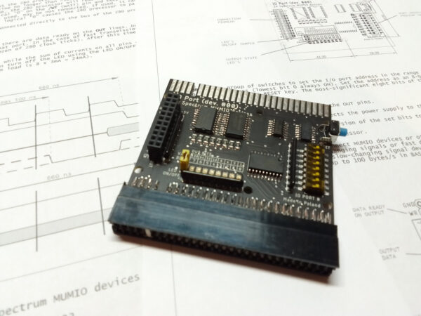 Karta portu wejścia/wyjścia (8 x GPIO) - MUMIO dev. #00