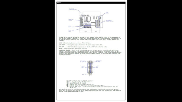 Karta portu wejścia/wyjścia (8 x GPIO) - MUMIO dev. #00