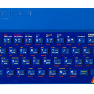 Obudowa ZX Spectrum 48 - kompletny zestaw - NIEBIESKA