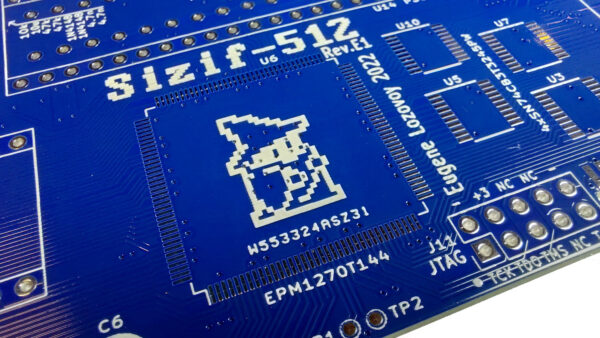 Sizif-512 DIY - płytka drukowana